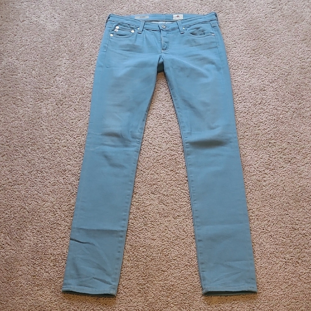 Women's Adriano Goldschmied "THE AUBREY" skinny Straight Light Blue Jeans